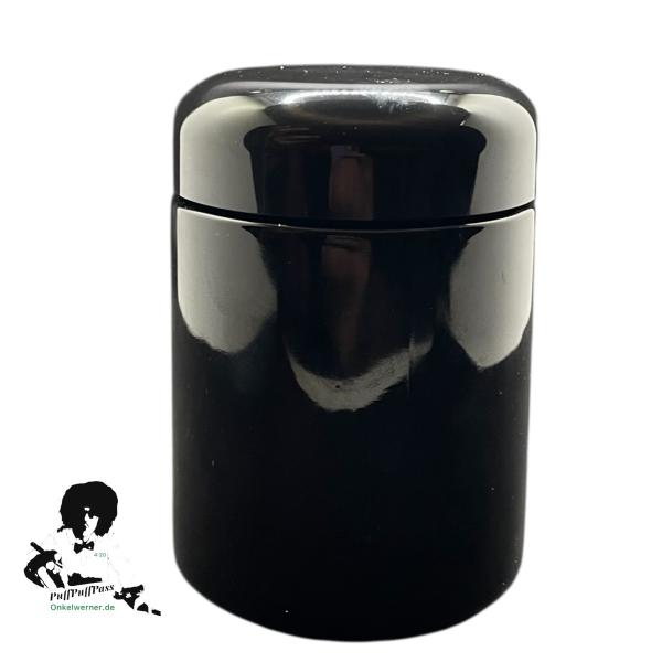 Weithalsdose aus Violettglas 250ml